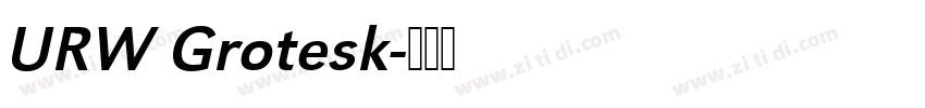 URW Grotesk字体转换